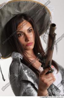 LUCI_AVIOL STANDING POSE WITH TWO GUNS 